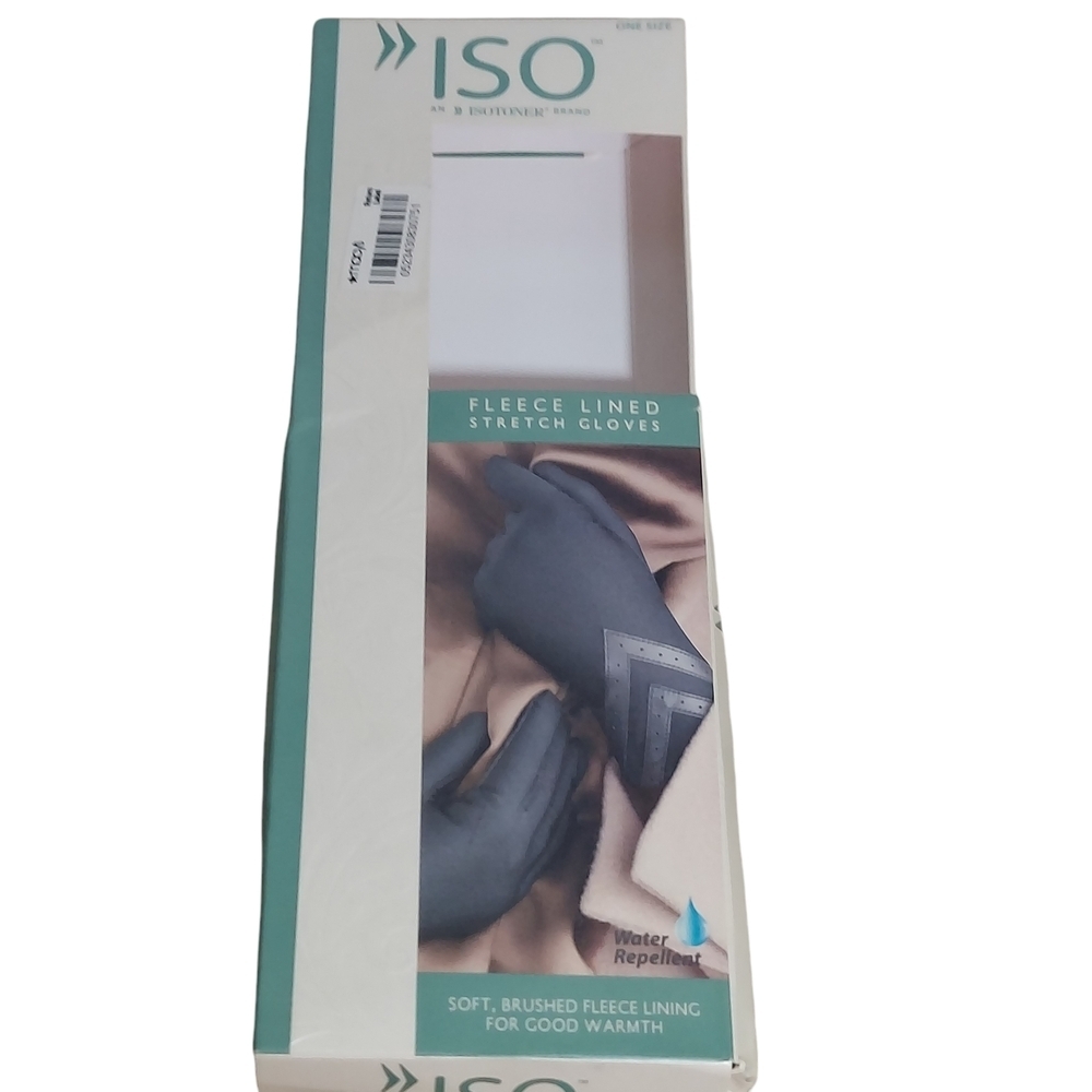 Isotoner by Aris Leather Driving Gloves Lined Women's NEW in Box - Picture 12 of 13